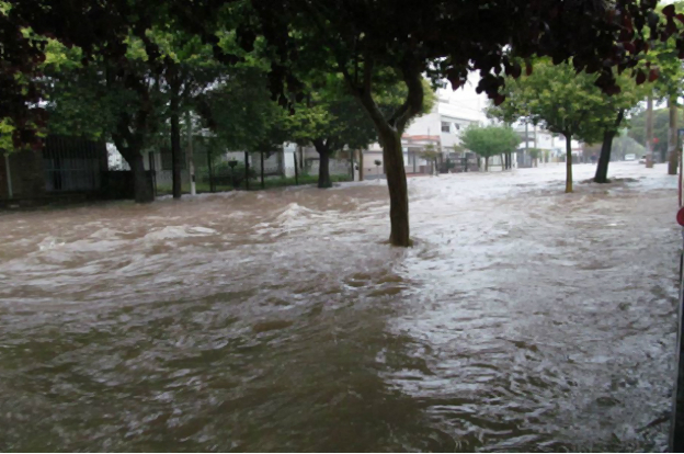 Lluvias intensas afectaron las regiones de Calamuchita y Tercero Arriba