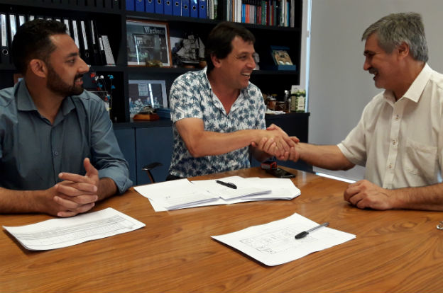 Saldán: la escuela Nogal Histórico tendrá playón deportivo techado