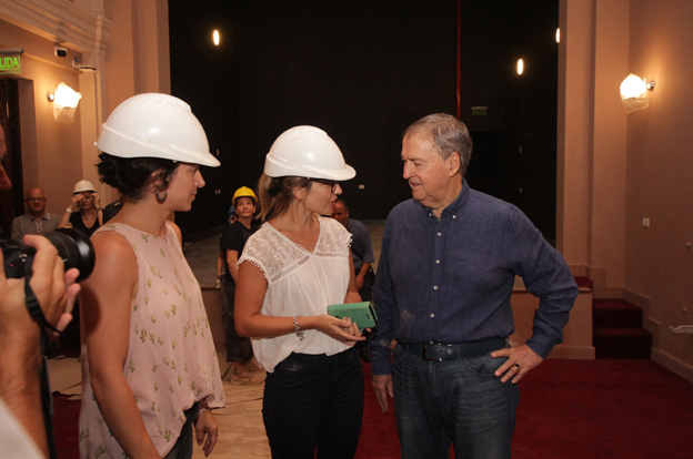 Las mujeres de la restauración del Teatro del Libertador