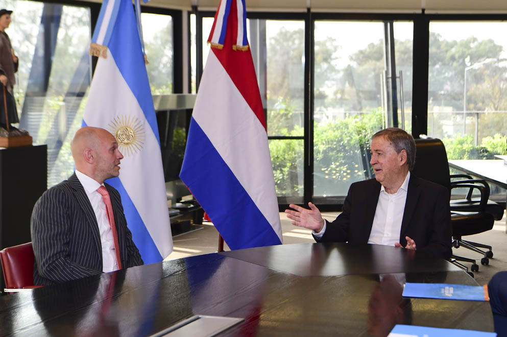 El gobernador Schiaretti recibió al embajador de Holanda