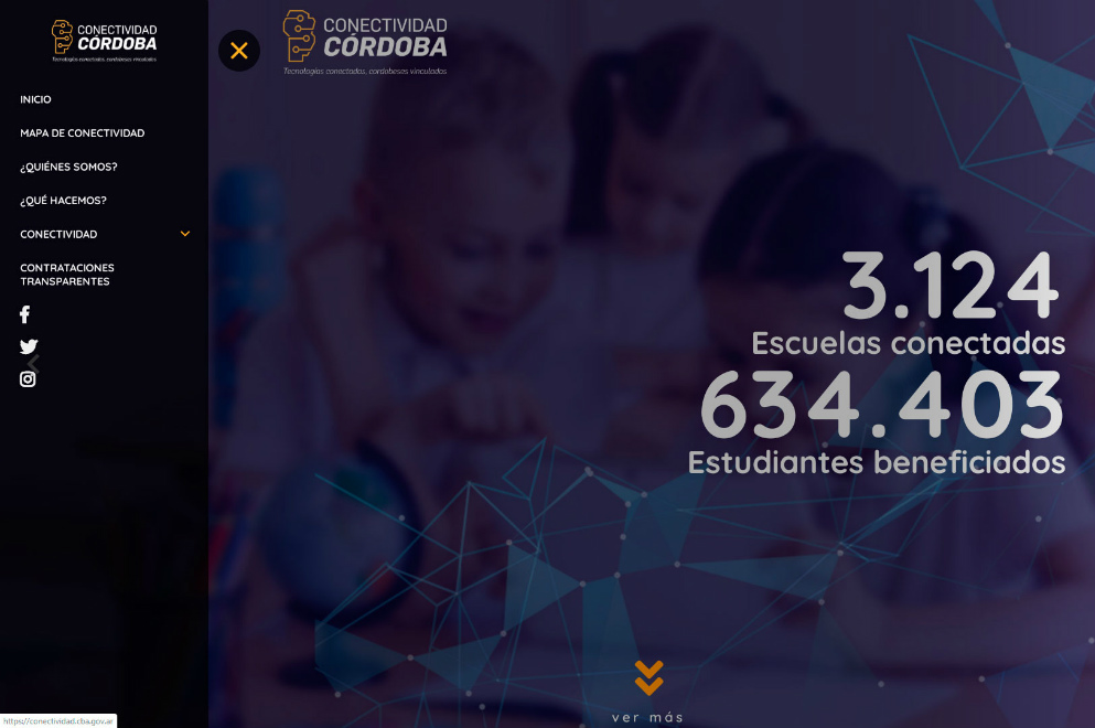 Conectividad Córdoba inaugura su web