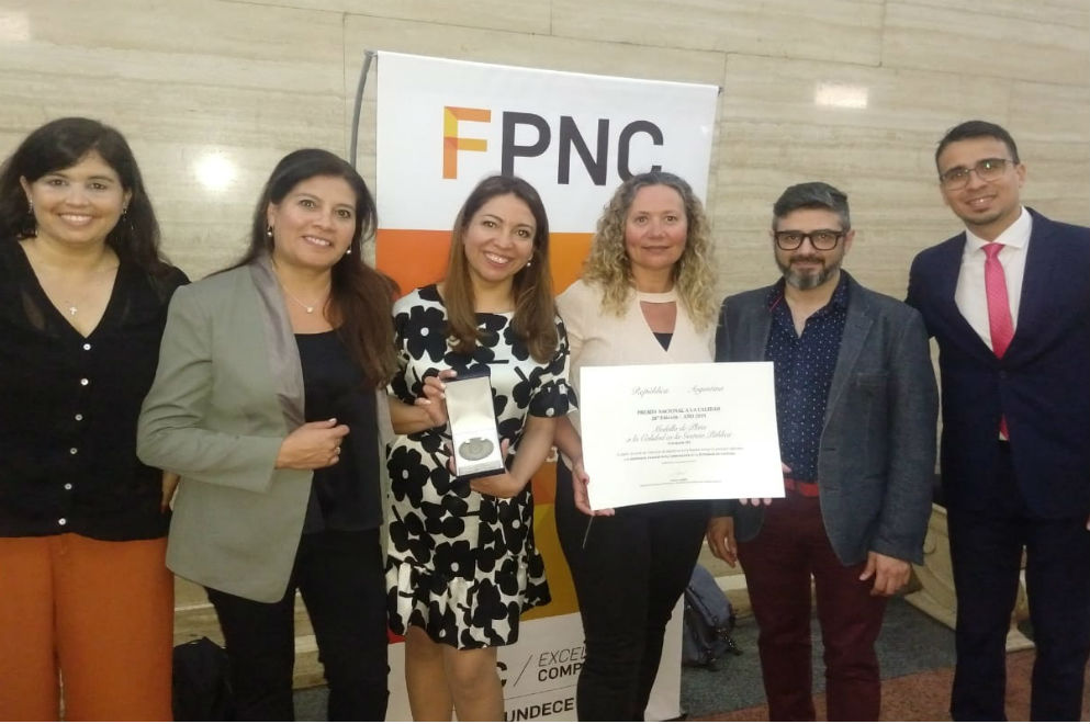 Córdoba recibió el Premio Nacional a la Calidad en el Sector Público