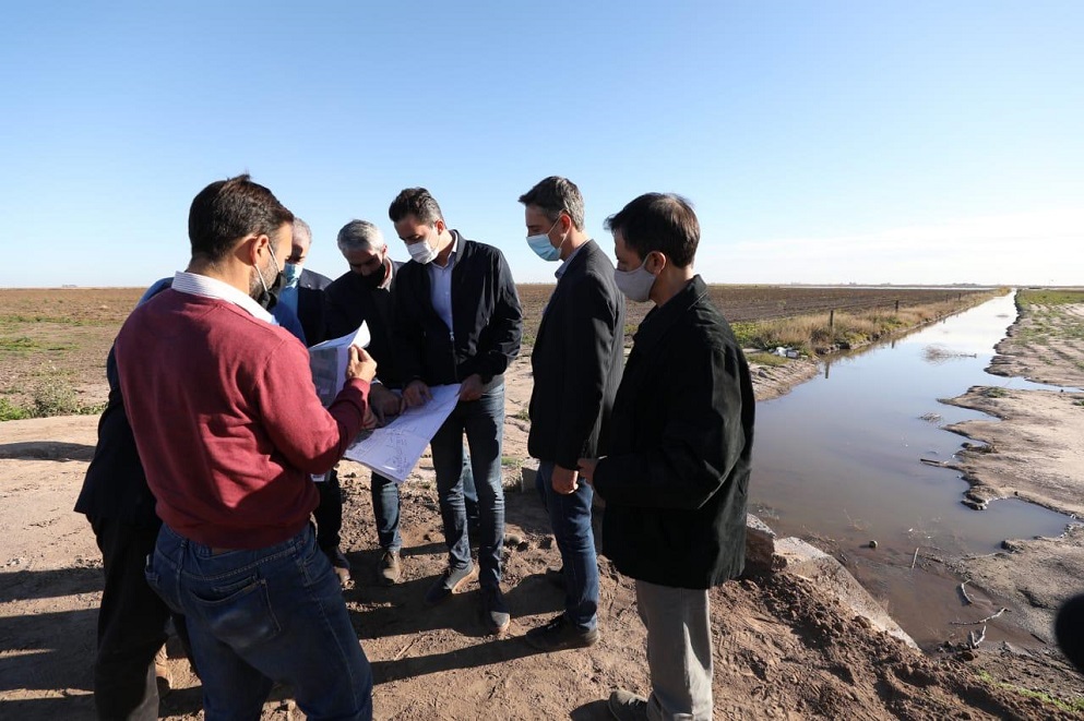 Calvo inauguró obras hídricas para los departamentos Tercero Arriba, Río Segundo y San Justo