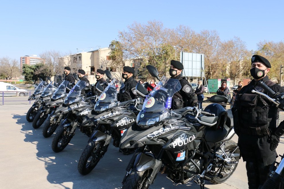 Seguridad: se presentó la división motorizada de acción rápida en Río Cuarto