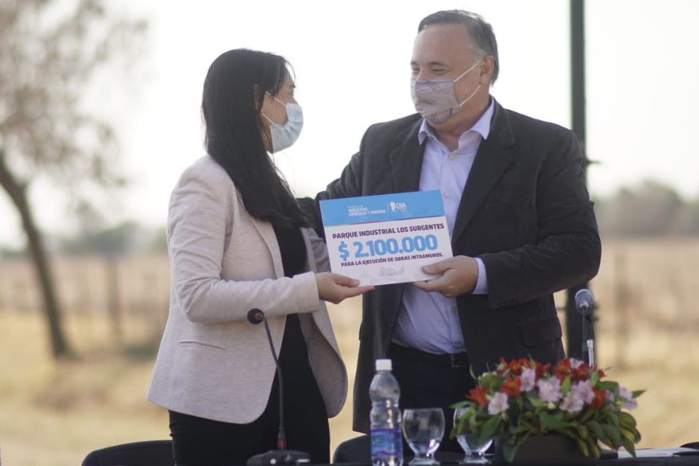 Quedó habilitado el Parque Industrial Los Surgentes