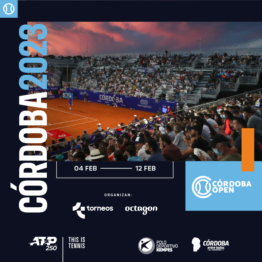 Comenzó la venta de entradas para el Córdoba Open 2023 Web de